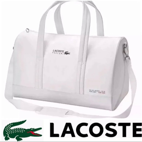 Lacoste Bags Lacoste Duffel Bag Weekender Travel Gym Nwt Poshmark